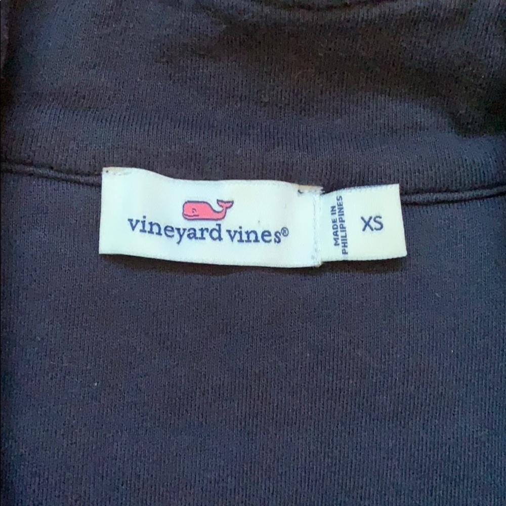 VINEYARD VINES Women’s 1/4 Zip Sweatshirt sz XS - Picture 3 of 3